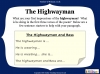 The Highwayman (slide 23/128)